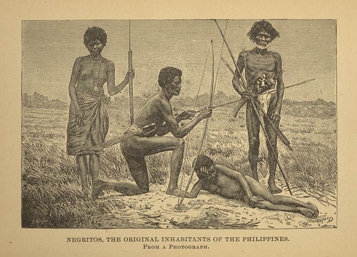 Negritos, the original inhabitants of the Philippines.