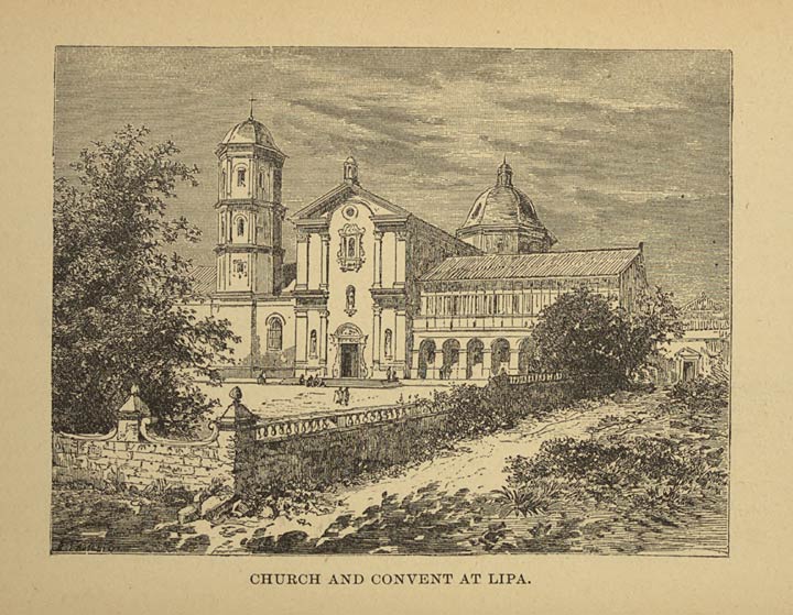 Church and convent at Lipa.