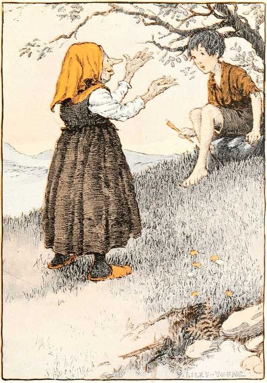 "OH, HO!"
EXCLAIMED SIKKU, RECOGNIZING HER AS THE TROLL WOMAN.