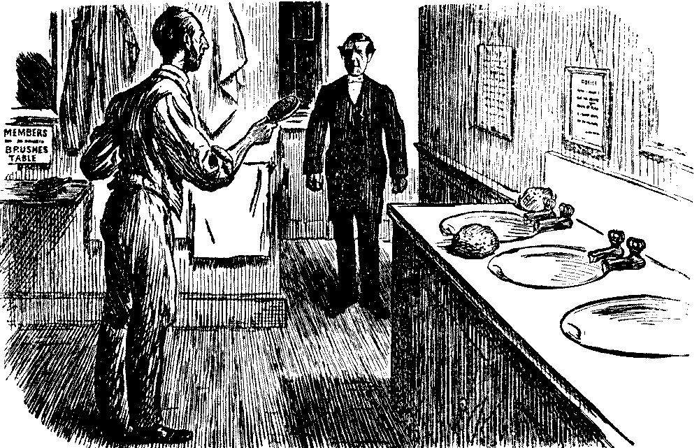 the washing-room of the Minerva Club