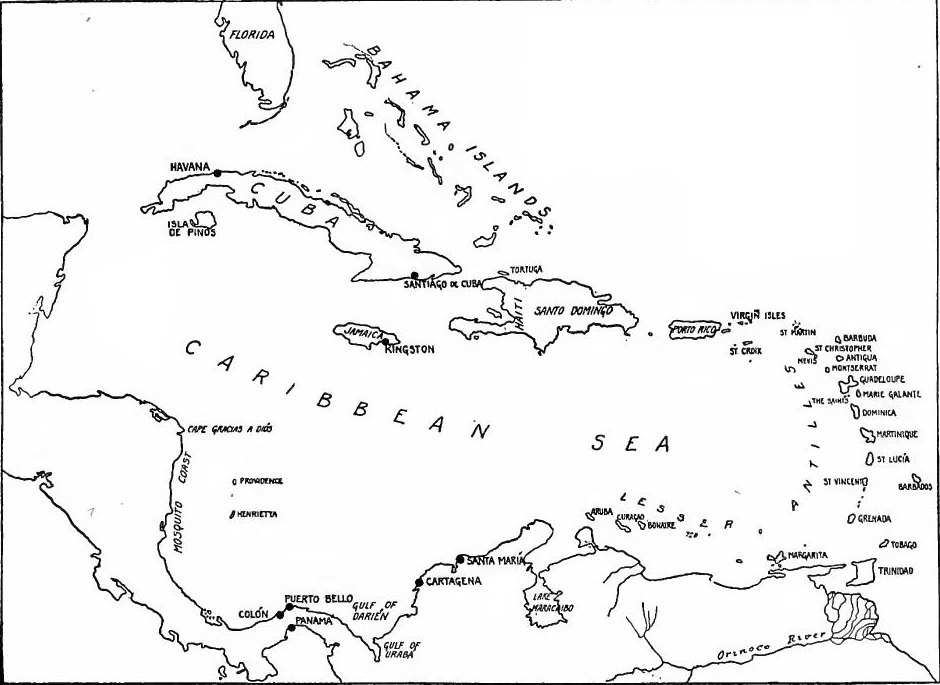 The Caribbean Area in the Seventeenth Century.