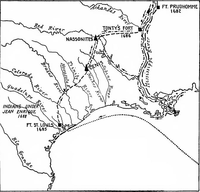 La Salle's Colony on the Texas Coast, 1684-1689.