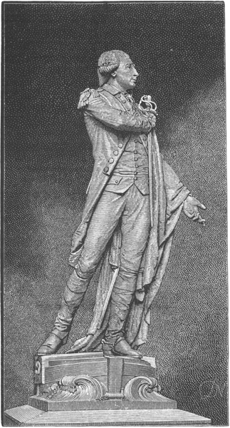 Statue of La Fayette by A. Bartholdi - Union Square, New-York City.