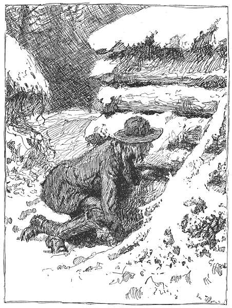 "HE
STOLE NOISELESSLY IN THE SOFT SNOW"