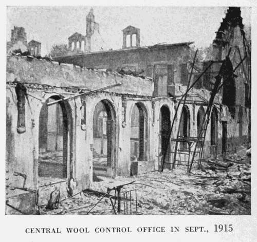 CENTRAL WOOL CONTROL OFFICE IN SEPT., 1915