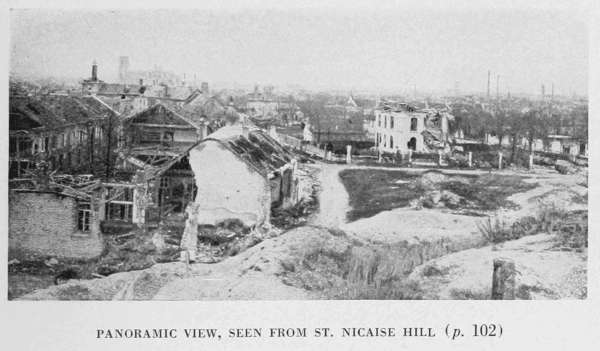 PANORAMIC VIEW, SEEN FROM ST. NICAISE HILL (p. 102)