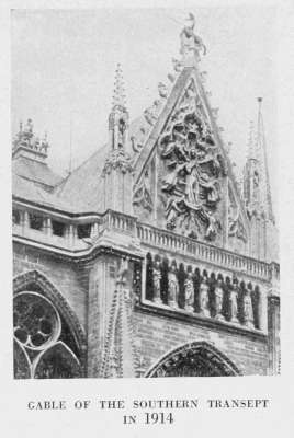 GABLE OF THE SOUTHERN TRANSEPT
IN 1914