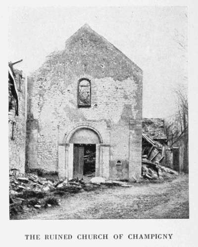 THE RUINED CHURCH OF CHAMPIGNY