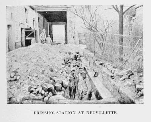 DRESSING-STATION AT NEUVILLETTE