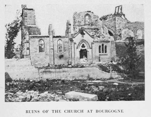 RUINS OF THE CHURCH AT BOURGOGNE
