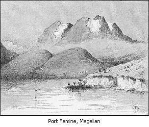 Port Famine, Magellan