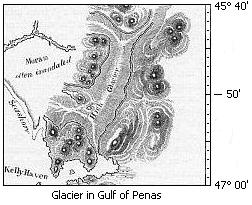 Glacier in Gulf of Penas