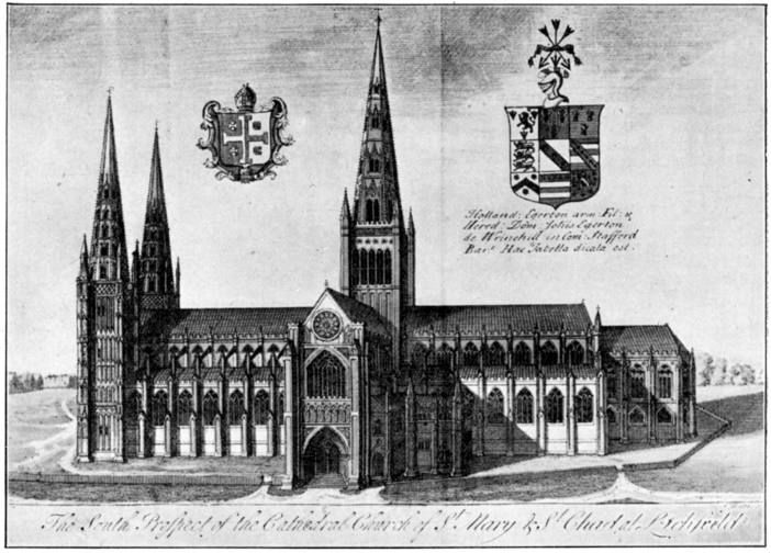 THE CATHEDRAL AT THE END OF THE SEVENTEENTH CENTURY.