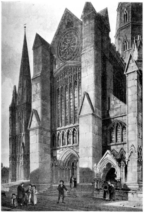THE SOUTH TRANSEPT IN 1813.