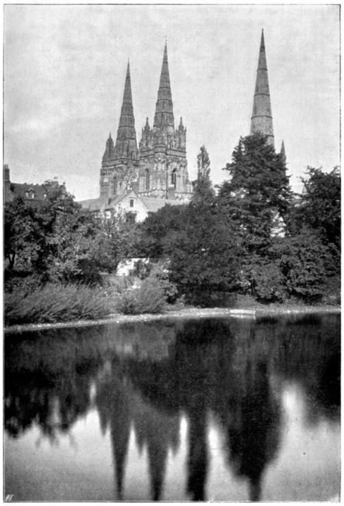 THE CATHEDRAL FROM THE MINSTER POOL.