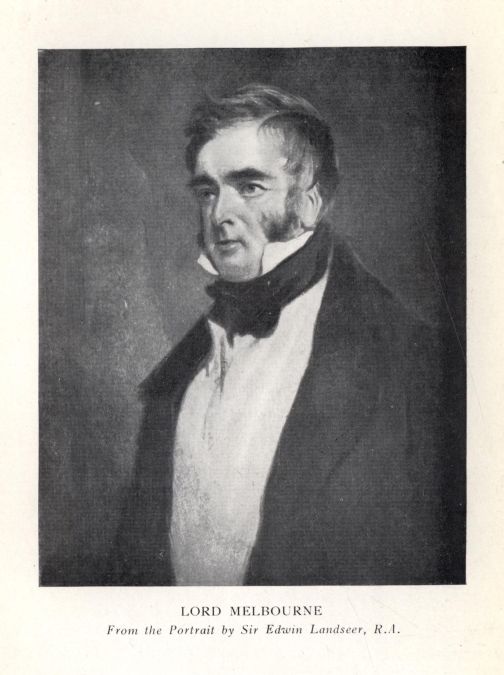LORD MELBOURNE.  From the Portrait by Sir Edwin Landseer, R.A.