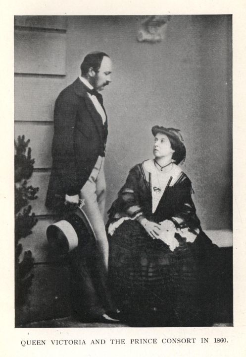 QUEEN VICTORIA AND THE PRINCE CONSORT IN 1860.