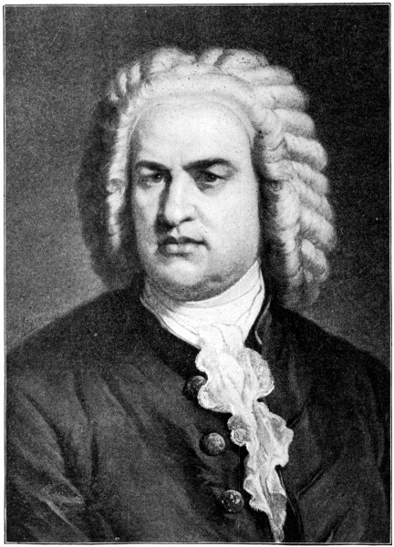 Portrait of John Sebastian Bach.
