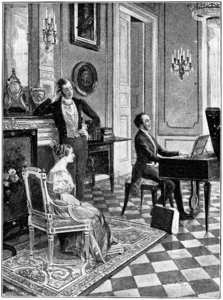 Mendelssohn playing for Queen Victoria and Prince Albert.
