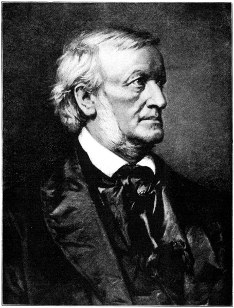Portrait of Richard Wagner.
