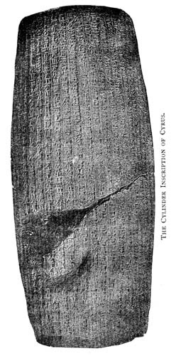 The Cylinder Inscription of Cyrus