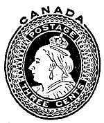 3 centa envelope stamp design