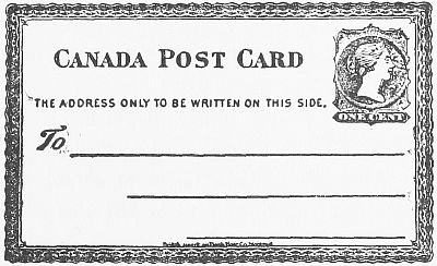 Post card, 1871.