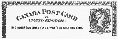 Two cents post card, 1877.