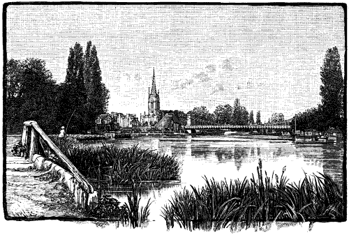 View of Marlow river front