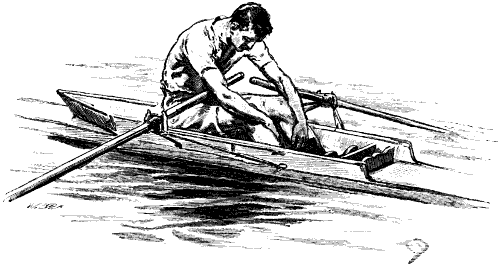 Exhausted sculler