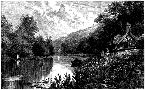Idyllic river scene