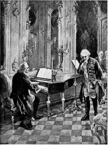 "FREDERICK THE GREAT AND SEBASTIAN BACH."

From the Picture by Carl Röhling.

By permission of the Berlin Photographic Company, 133, New Bond Street,
London, W.

Copyright, 1901, by Photographische Gesellschaft.