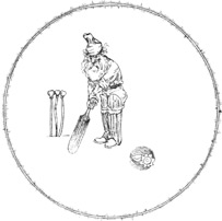 Goblin playing cricket