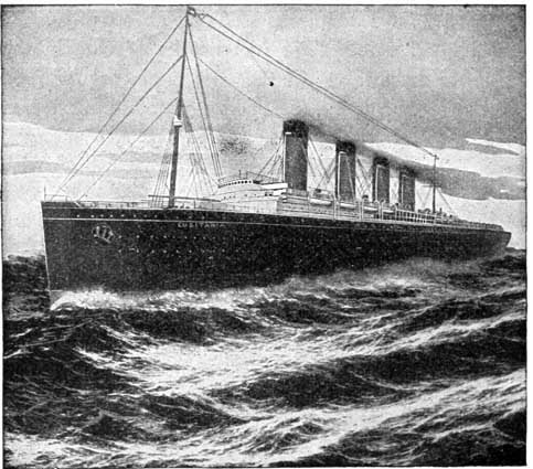 The Lusitania of the Cunard Line