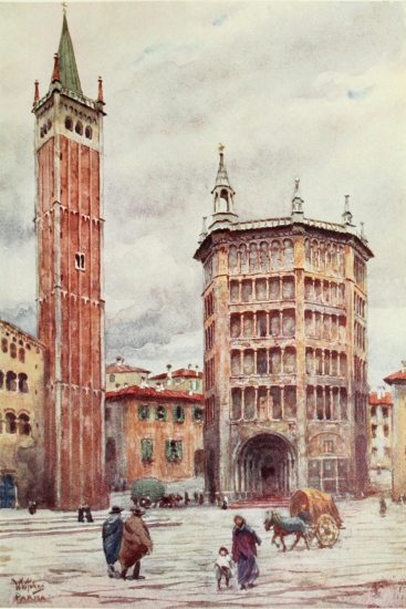 THE CATHEDRAL AND BAPTISTERY, PARMA
