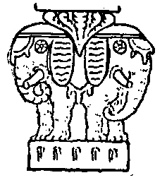 An elephant design