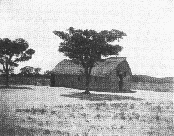 Matopo Mission Church in 1899. Built by Elder Jesse Engle.