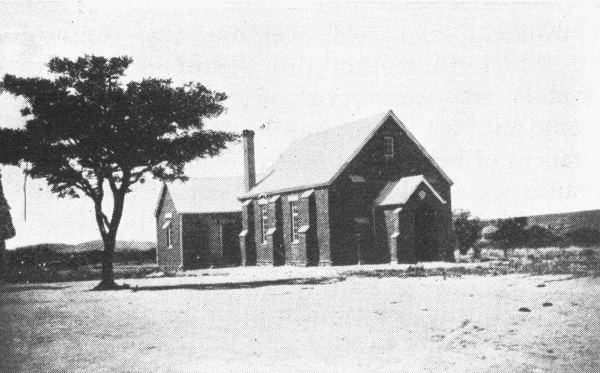 Matopo Mission Church. Built by Elder
Steigerwald in 1905.