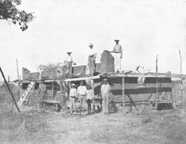 Building the Boys' House at Matopo, M. S.