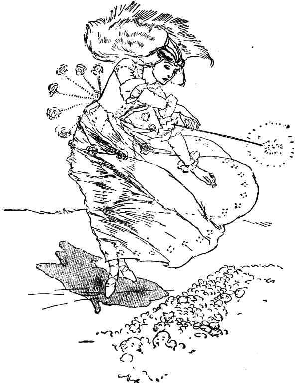 "SHE STRETCHED HER GOLDEN WAND OVER THE HEAP OF
STONES"