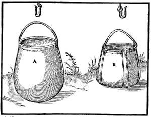Bags for hoisting water