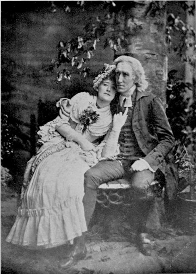Sir Henry Irving and Ellen Terry as the Vicar and Olivia

From a photograph by Window & Grove