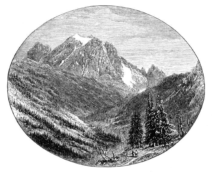 Illustration: Mont Pelvoux from above La Bessée