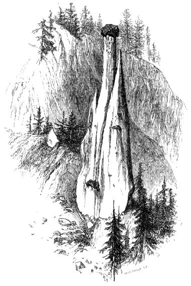 Illustration: Natural pillar near Molines
