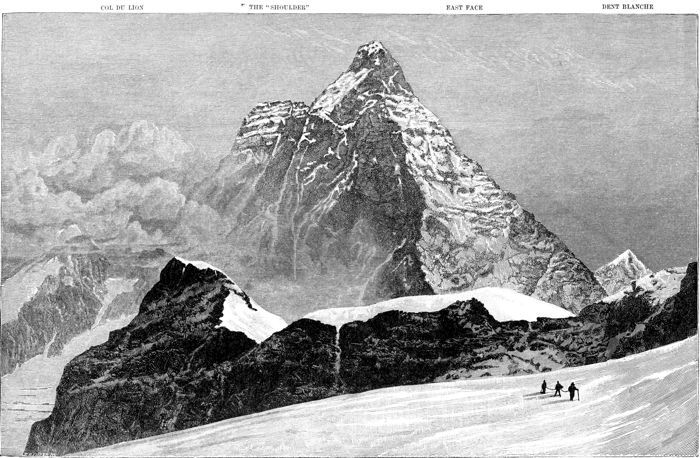 Illustration: The Matterhorn from near the summit of the Theodule Pass