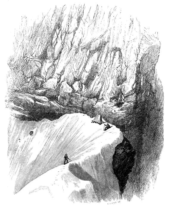 Illustration: The Col du Lion: Looking towards the Tête du Lion
