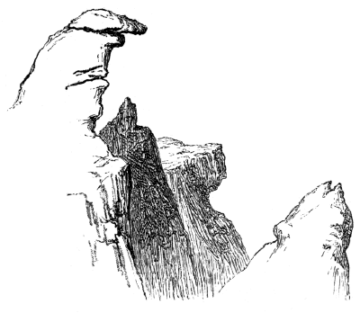 Illustration: Part of the Northern ridge of the Grand Cornier