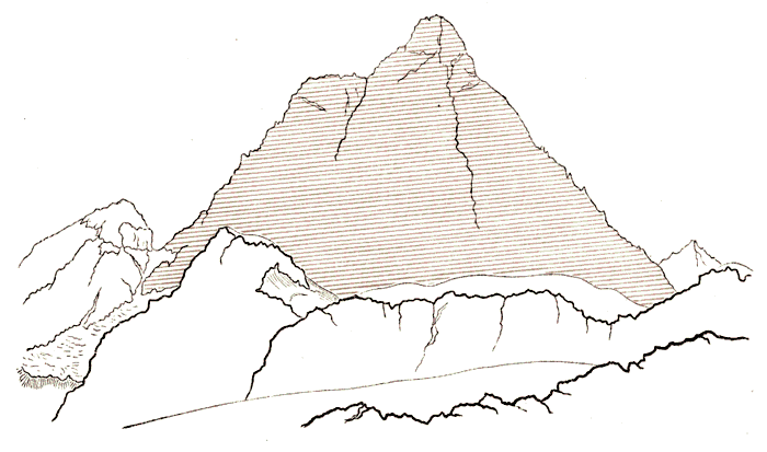 Illustration: The Matterhorn from the summit of the Theodule Pass
