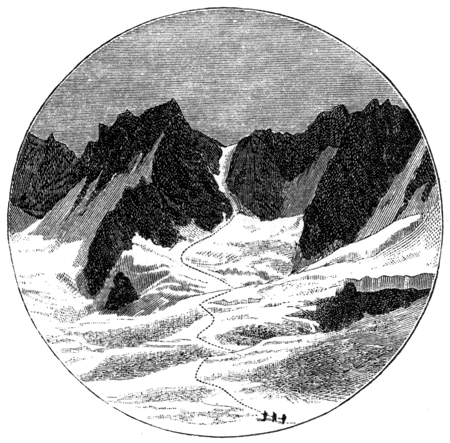 Illustration: Western side of the Col de Talèfre