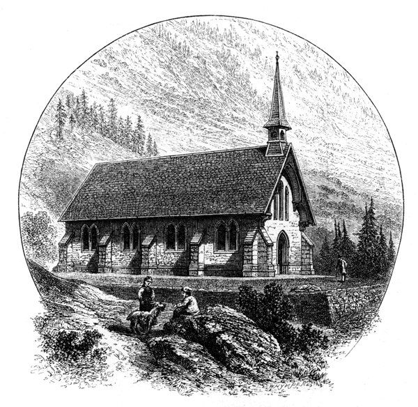 Illustration: The English church at Zermatt